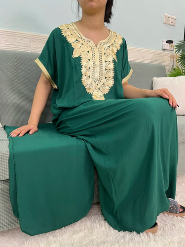 gandoura femme verte